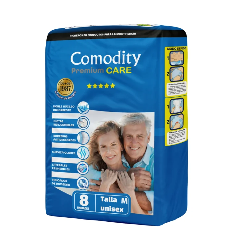 Pañal Comodity Premium Adulto Talla M 8U