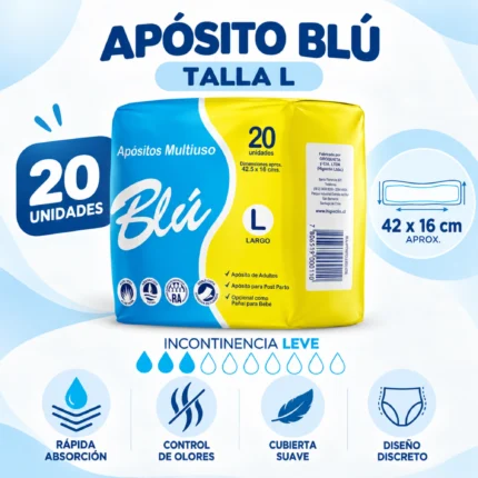 Apósitos Blu Talla L 20U
