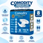 Pañal Comodity Premium Adulto Talla M 8U