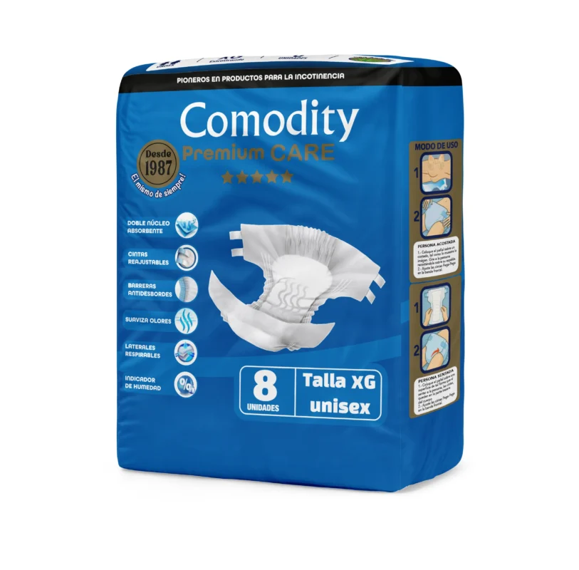 Pañal Comodity Premium Adulto Talla XG 8U