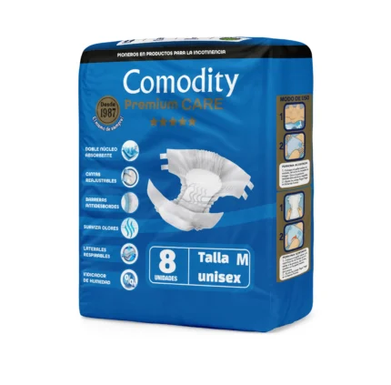 Pañal Comodity Premium Adulto Talla M 8U