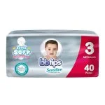 Pañal Bbtips Sensitive 3 (3-7 Kg) 40U