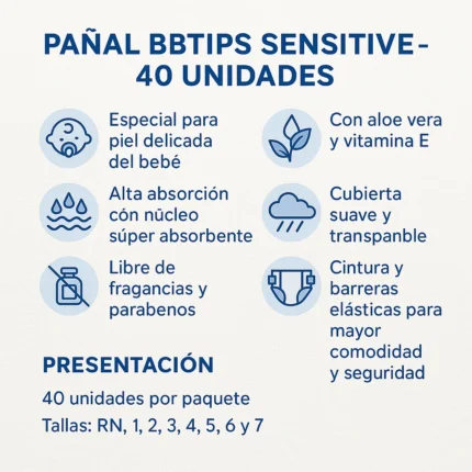 Pañal Bbtips Sensitive