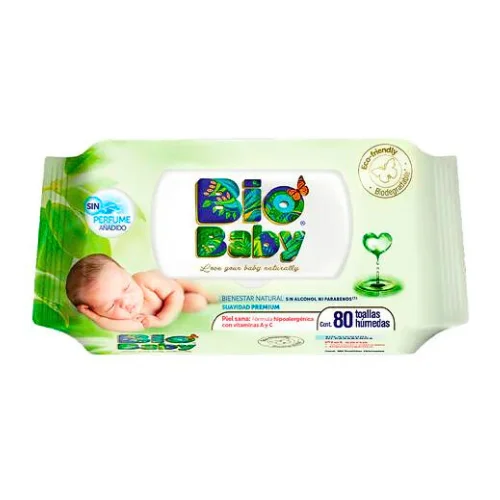 Toallas Humedas Bio Baby 80U Toallas Humedas Bio Baby 80U
