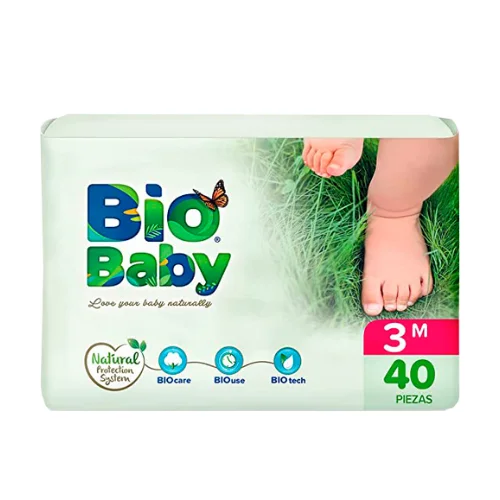 Pañal Bio Baby Ecologico 3 Talla M 40U