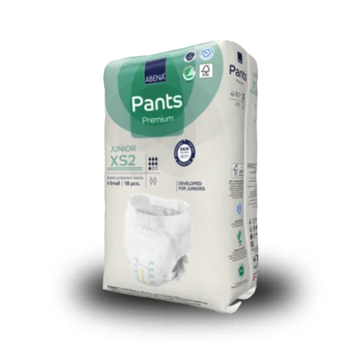 Pañal Tipo Calzón Abena Premium Junior Xs2 18 Unidades - Imagen 2