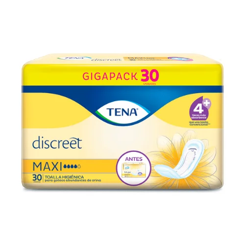 Toalla Higiénica Discreet Tena Maxi 30 Unidades - Imagen 1