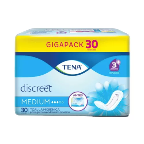Toalla Higiénica Discreet Medium Tena 30U
