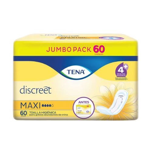 Toalla Higiénica Discreet Tena Maxi 60U