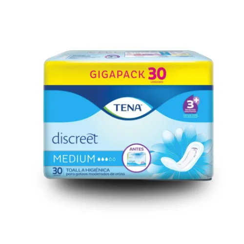 Toalla Higiénica Discreet Medium Tena 30U - Imagen 2