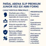 Pañal Abena Slip Premium Junior Xs2  (Ex Abri Form) 32U - Imagen 3