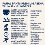 Pañal Pants Premium Abena Talla S2 16U - Imagen 3