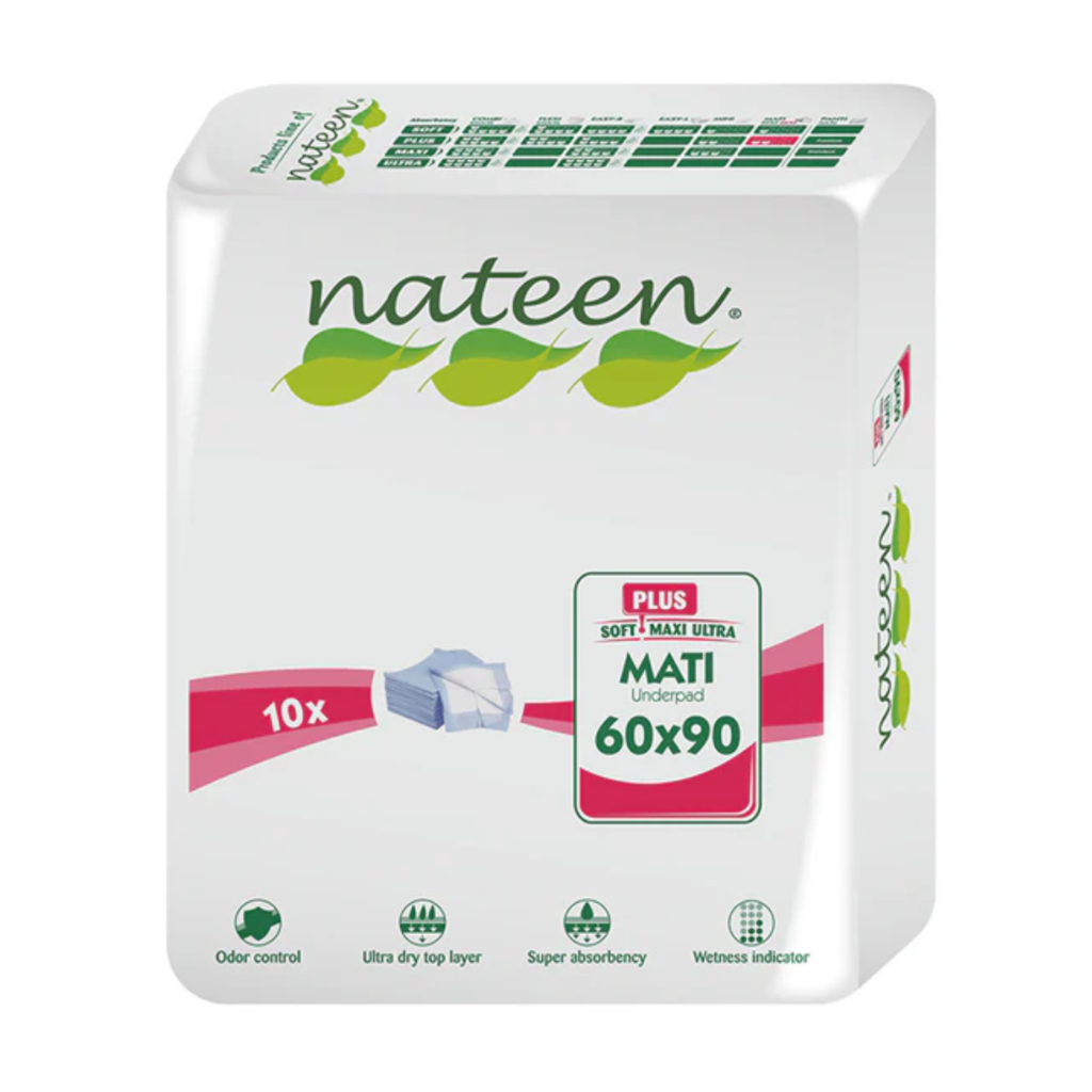 Sabanillas Nateen Soft Plus 60X90 10 Unidades