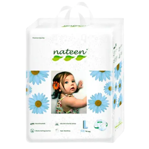 Pañal Ecológico Baby Nateen Talla L 64 Unidades