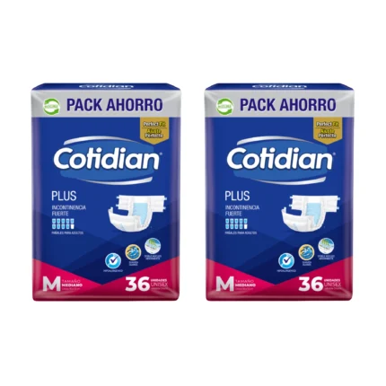 Pack Ahorro 2 Cotidian Plus M 36U