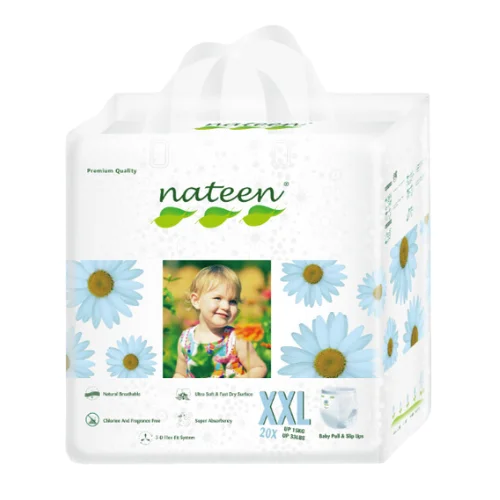 Pañal Pants Ecológico Nateen (Pull Up) Talla XXL 20 Unidades