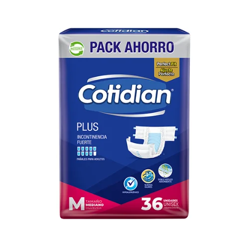 Pañal Adulto Cotidian Plus Talla M 36U