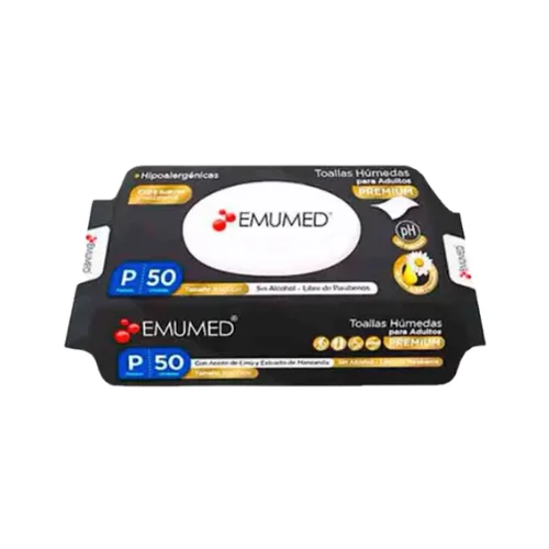 Toallas Húmedas Adulto Emumed 50U