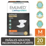 Pañal Adulto Premium Emumed Talla M 20U - Imagen 2