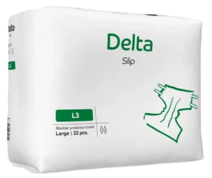 Pañal Anatómico Delta Slip L3 Abena 22 Unidades