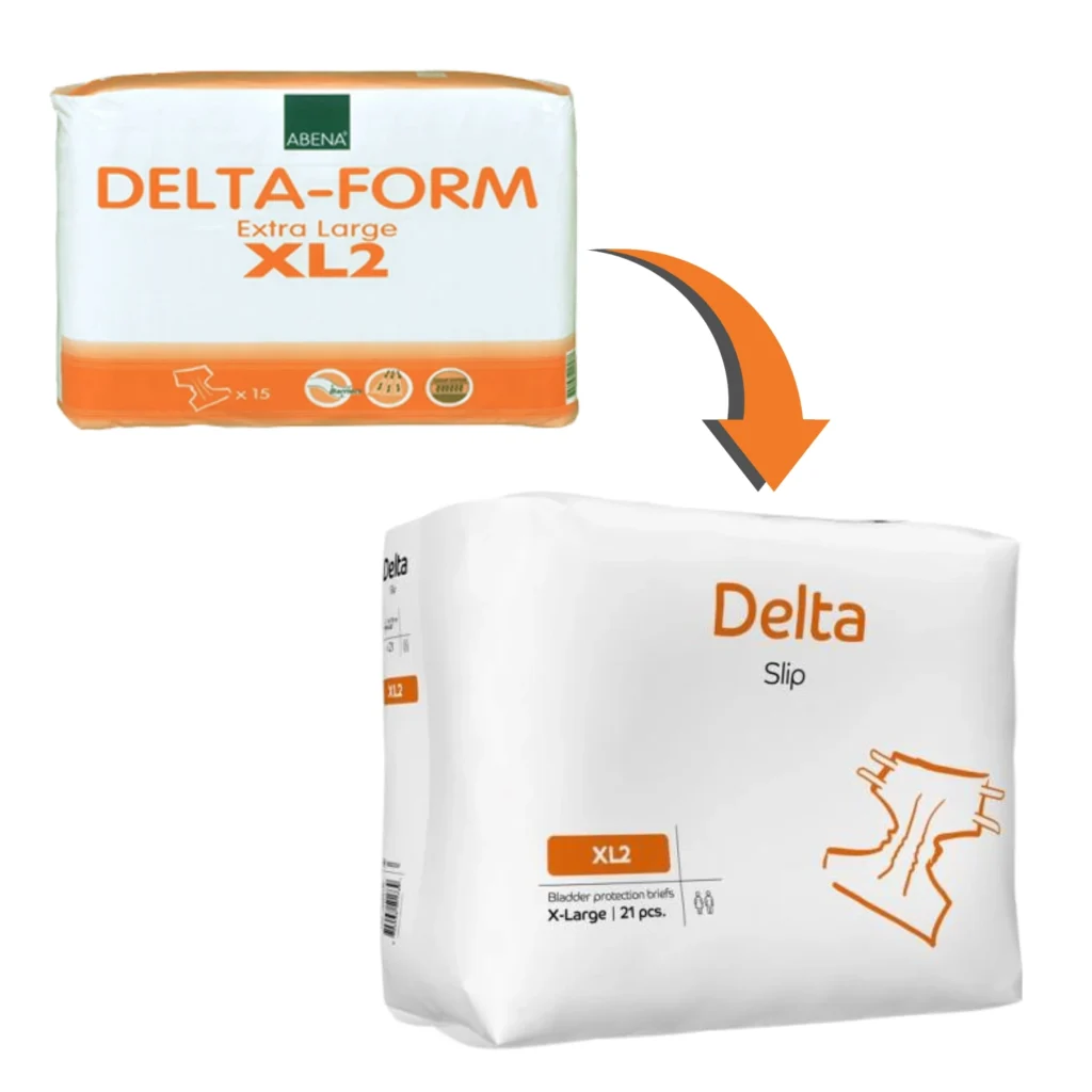 Pañal Anatómico Delta Slip XL2 Abena 21 Unidades