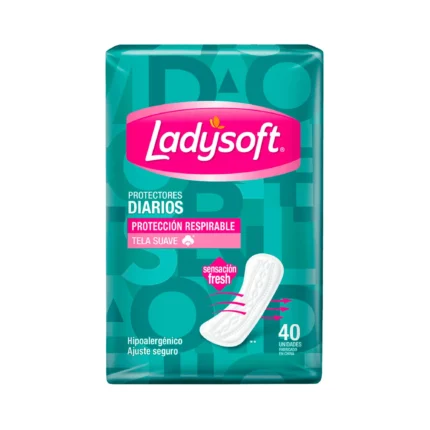 Protectores diarios ladysoft 40 unidades