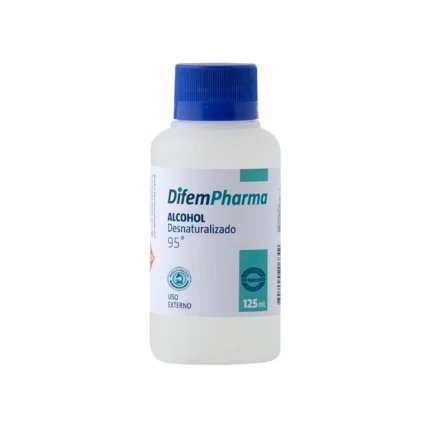 Alcohol Desnaturalizado difempharma 95° 125 ml