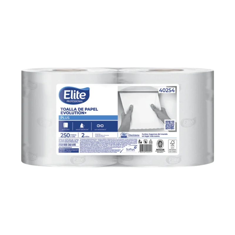 Toalla de Papel Plus Elite 2 Rollos x 200 metros