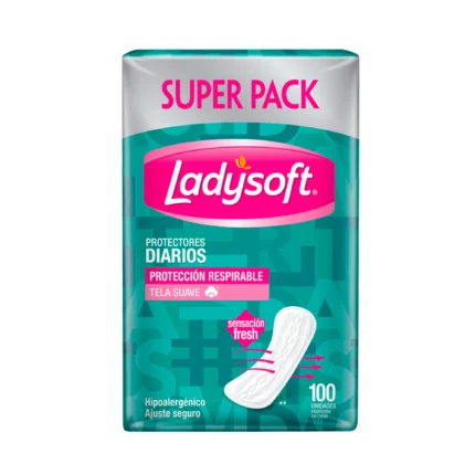 Protectores diarios ladysoft 100 unidades