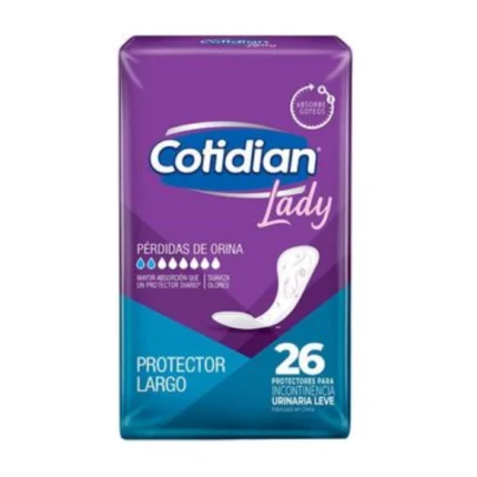 Protector Largo Cotidian Lady 26 unidades