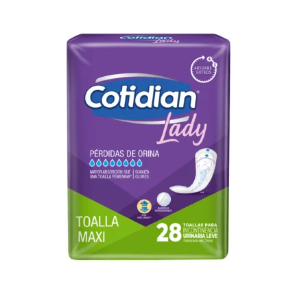 Toalla Cotidian lady (Maxi) 28 unidades