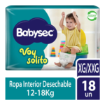 Ropa Interior Desechable Babysec Voy Solito 18 unds XG/XXG