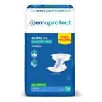 Pañal Adulto EMUPROTEC Emumed Comfort Plus Talla G 36 Unidades